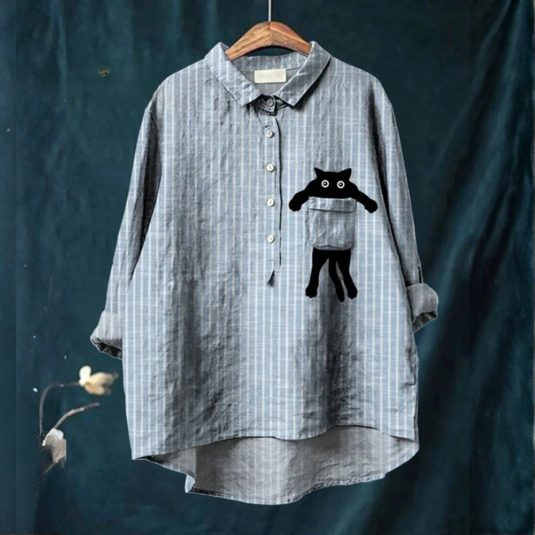 Héloise / Camisa elegante con estampado
