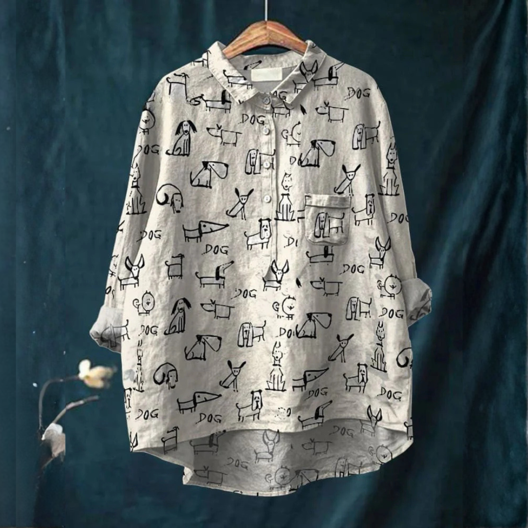 DELACROIX | Chemise Élégante à Motif Fleur