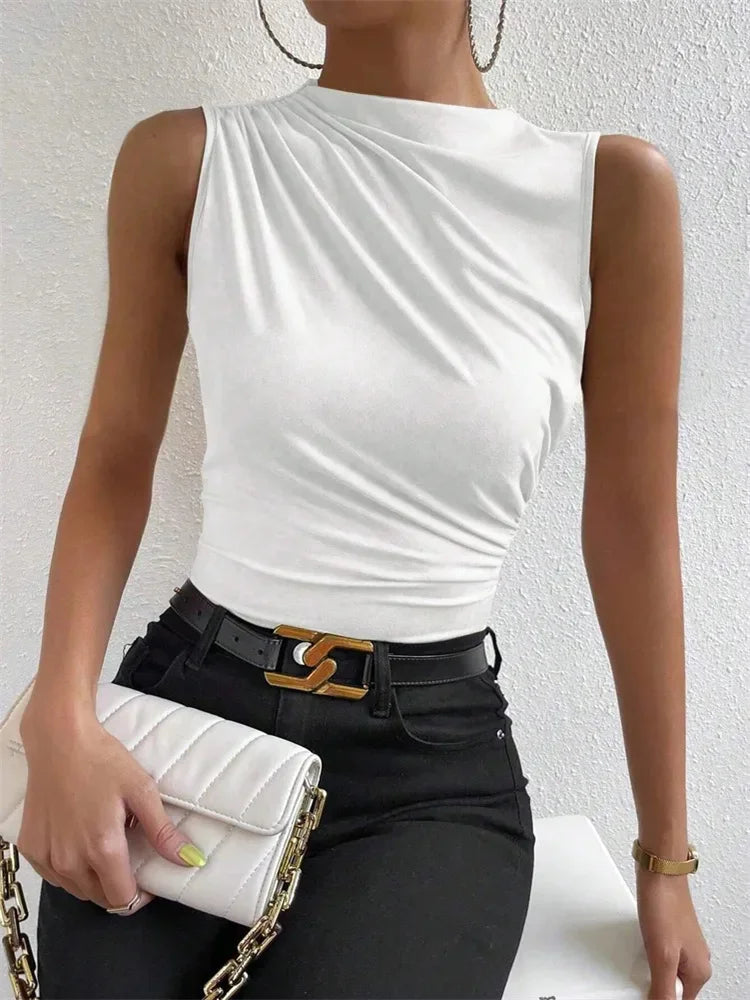 Marina / Camiseta sin mangas