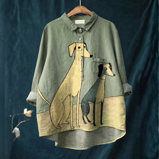 Béronica / Camisa elegante estampada