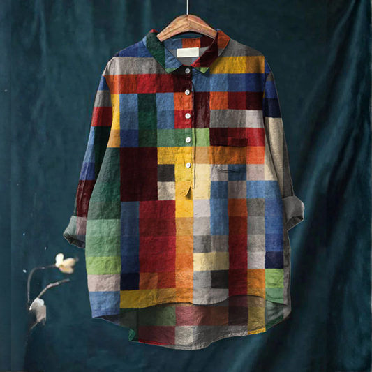 Julieta / Camisa elegante estampada