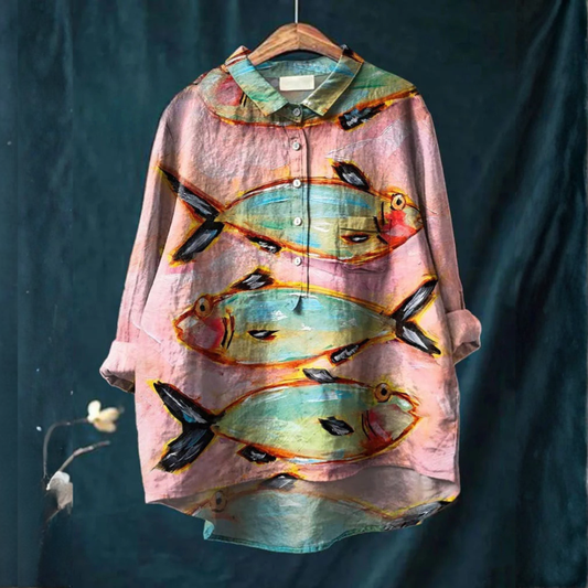 Victoira / Camisa elegante estampada