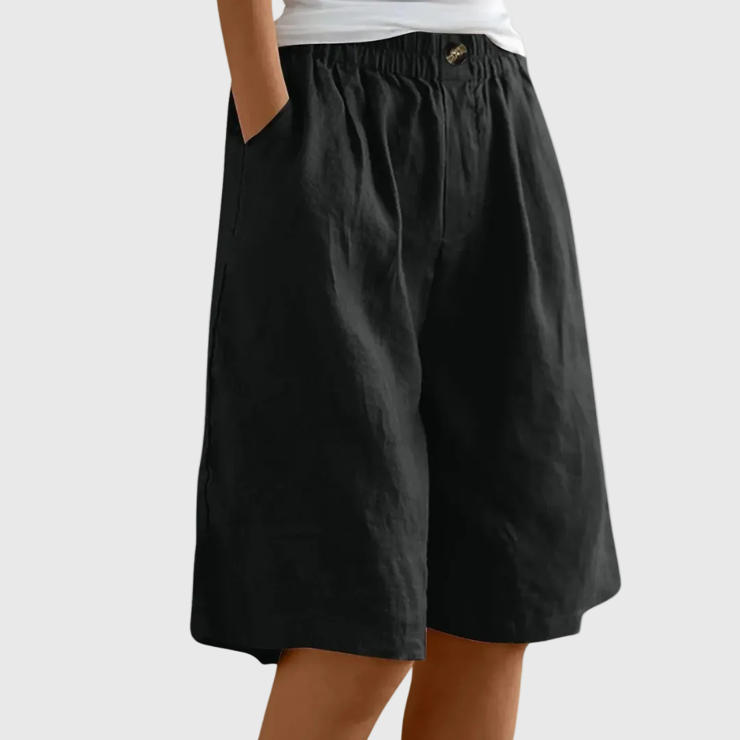 DELACROIX | Shorts Amples Taille Élastique Marie