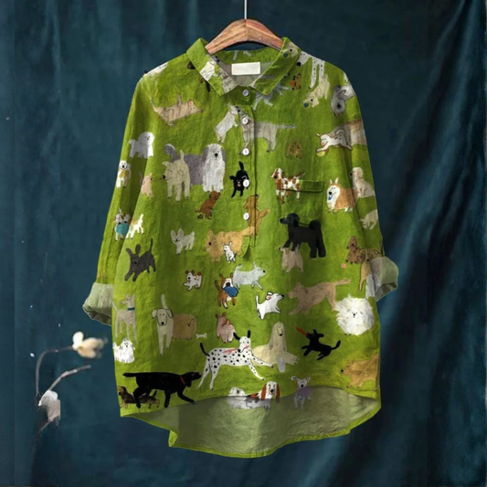 Valentina / Camisa elegante estampada
