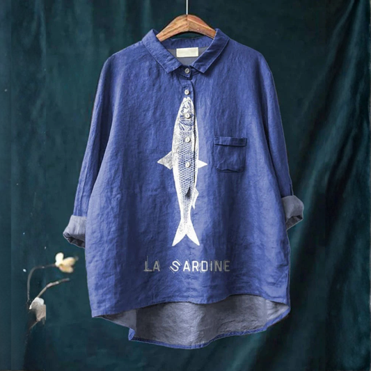 Adèle / Camisa elegante estampada