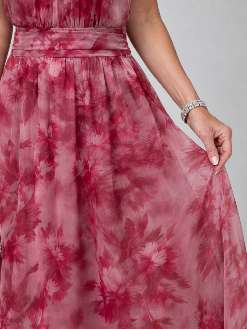 Avien | Abito Midi con Collo Halter Morbido