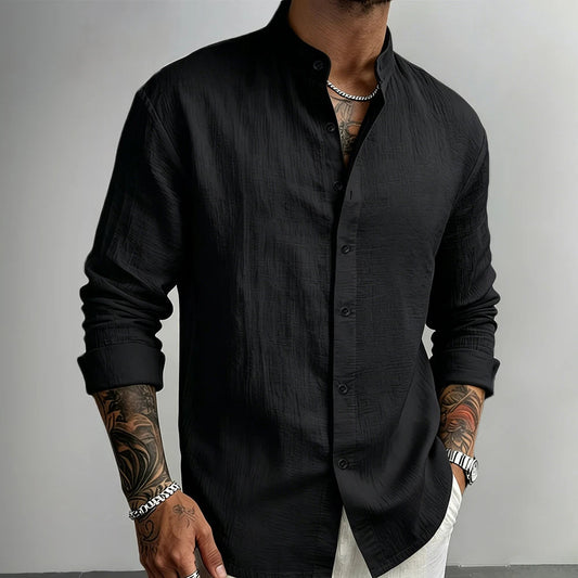 Enzo / Camisa de lino con botones