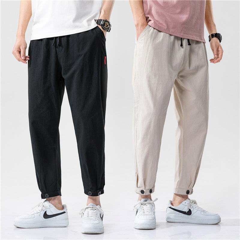 Mateo / Pantalones Ajustados de Algodón
