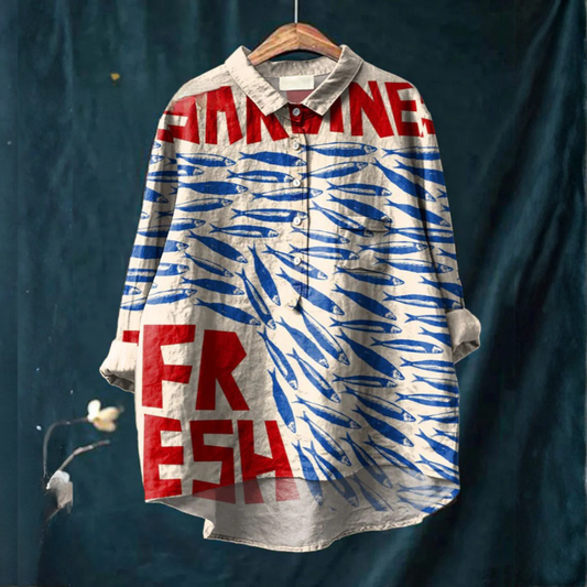 Clémence / Camisa elegante estampada
