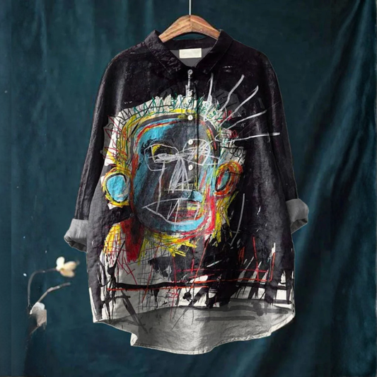 Aurelie / Camisa elegante con estampado