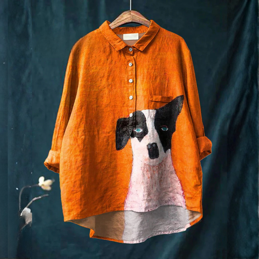 Gabriela / Camisa elegante estampada