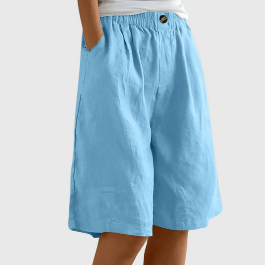 Marie / Pantalones cortos holgados con cintura elástica