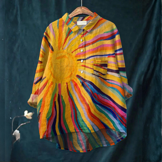 Margua / Camisa elegante estampada