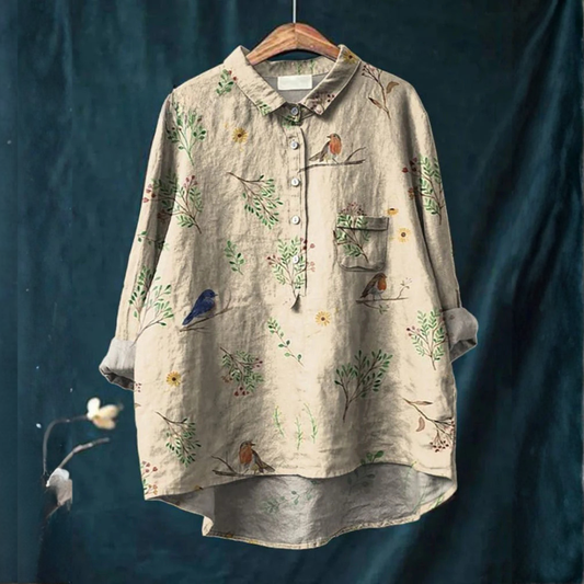 Noémi / Camisa elegante estampada