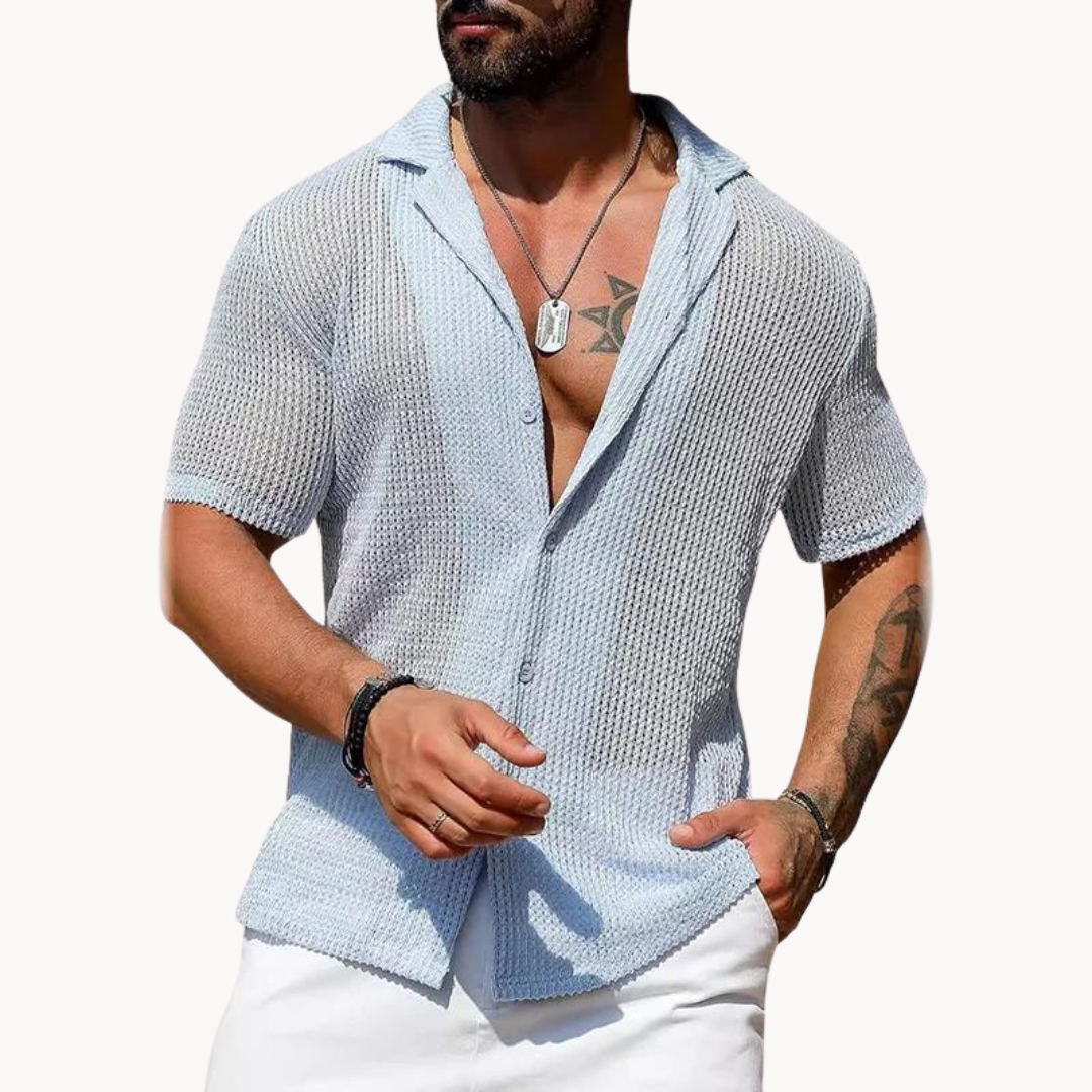 Rodri / Camisa calada de manga corta