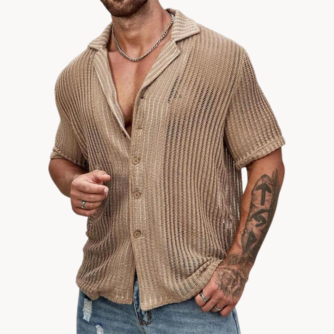 Rodri / Camisa calada de manga corta