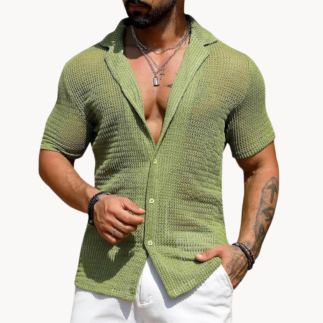 Rodri / Camisa calada de manga corta
