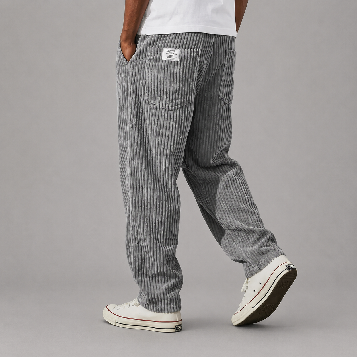 Adria / Pantalones de Terciopelo Acanalado