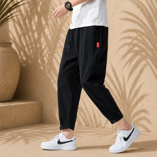 Mateo / Pantalones Ajustados de Algodón