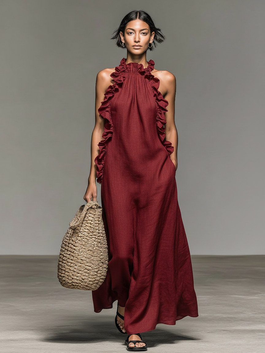 Gladys™ - Vestido Maxi con Bolsillos