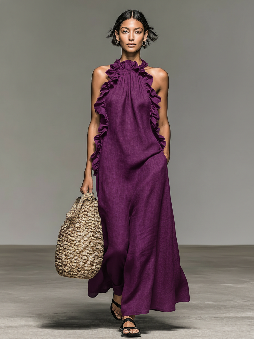 Gladys™ - Vestido Maxi con Bolsillos