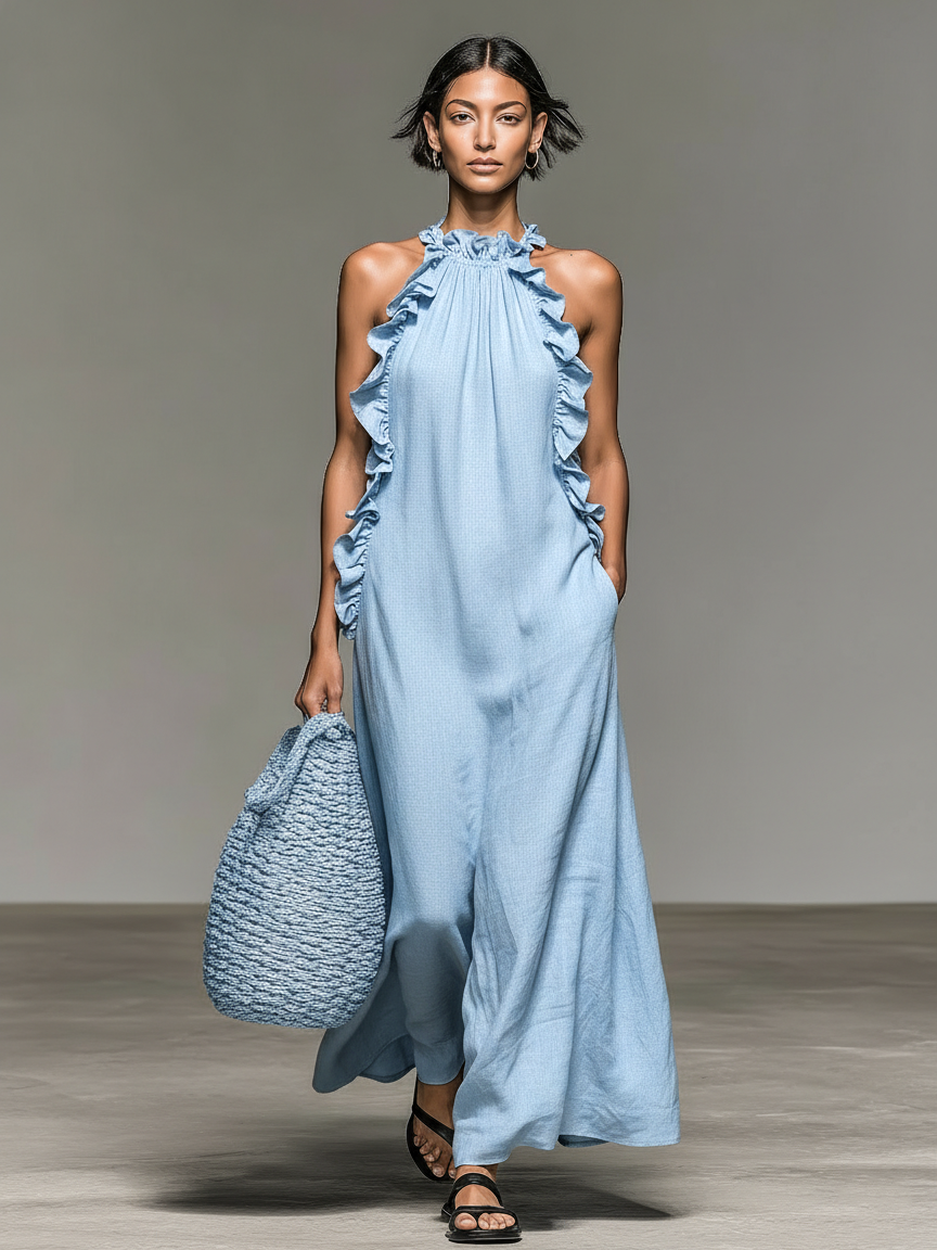 Gladys™ - Vestido Maxi con Bolsillos