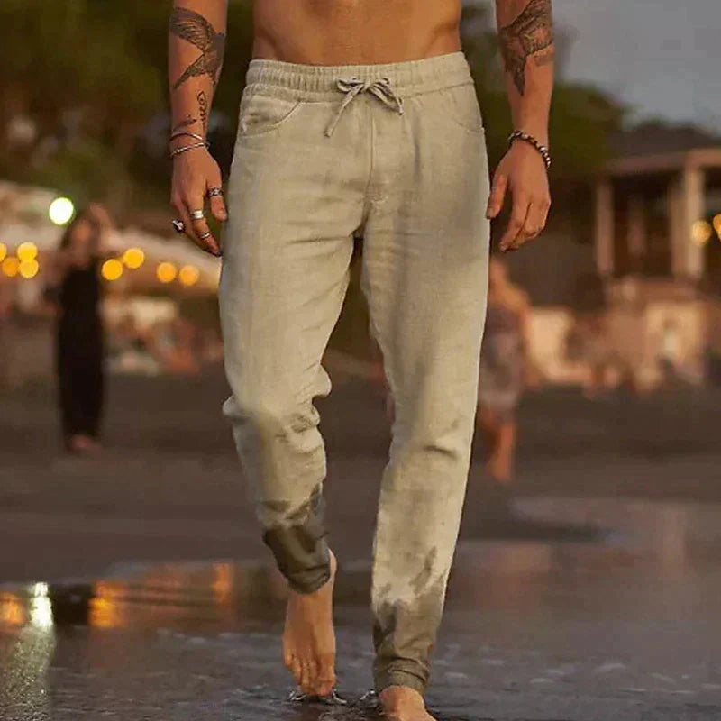 Mateo / Pantalones de Playa de Lino