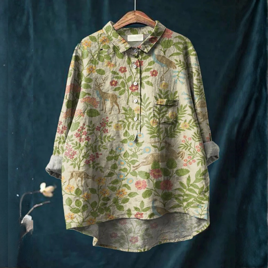 Béatriz / Camisa elegante estampada