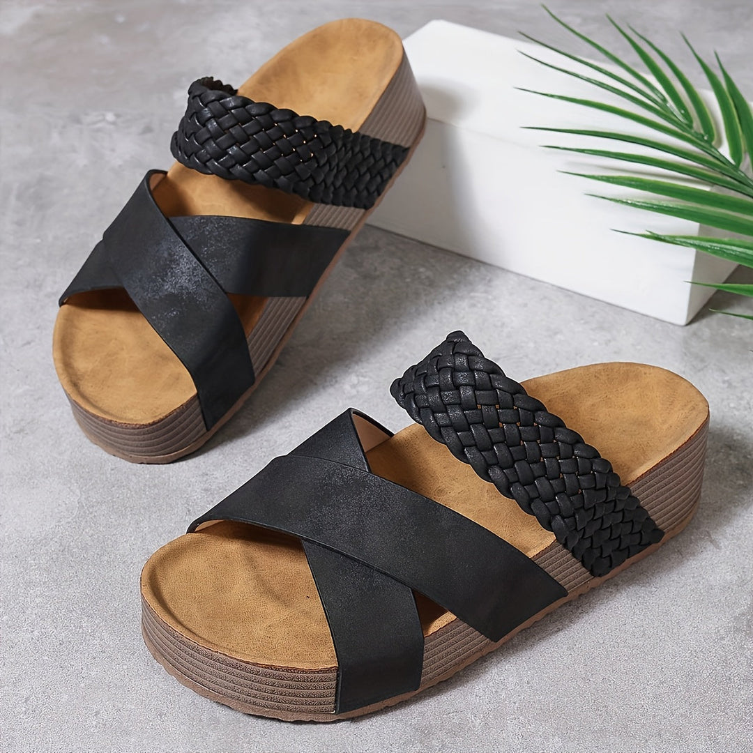 Valérie / Sandalias Elegante Trenzada