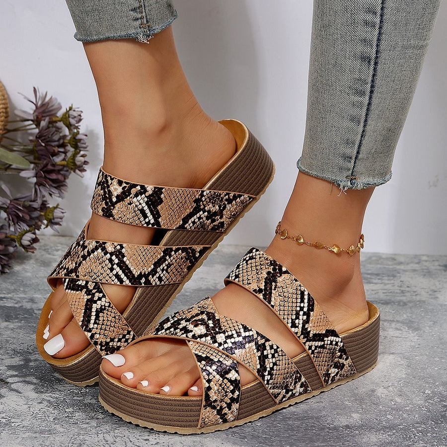 Valérie / Sandalias Elegante Trenzada