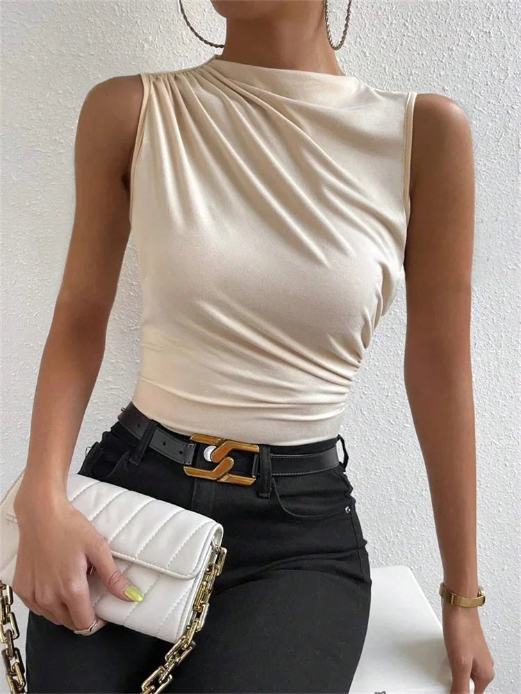 Marina / Camiseta sin mangas