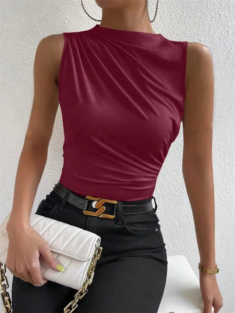 Marina / Camiseta sin mangas