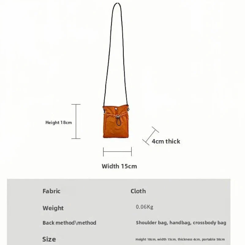 Bolso bandolera de nylon