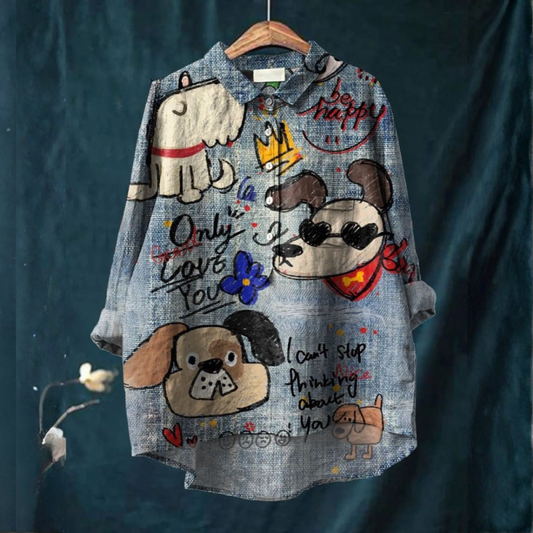 Anaïs / Camisa elegante estampada