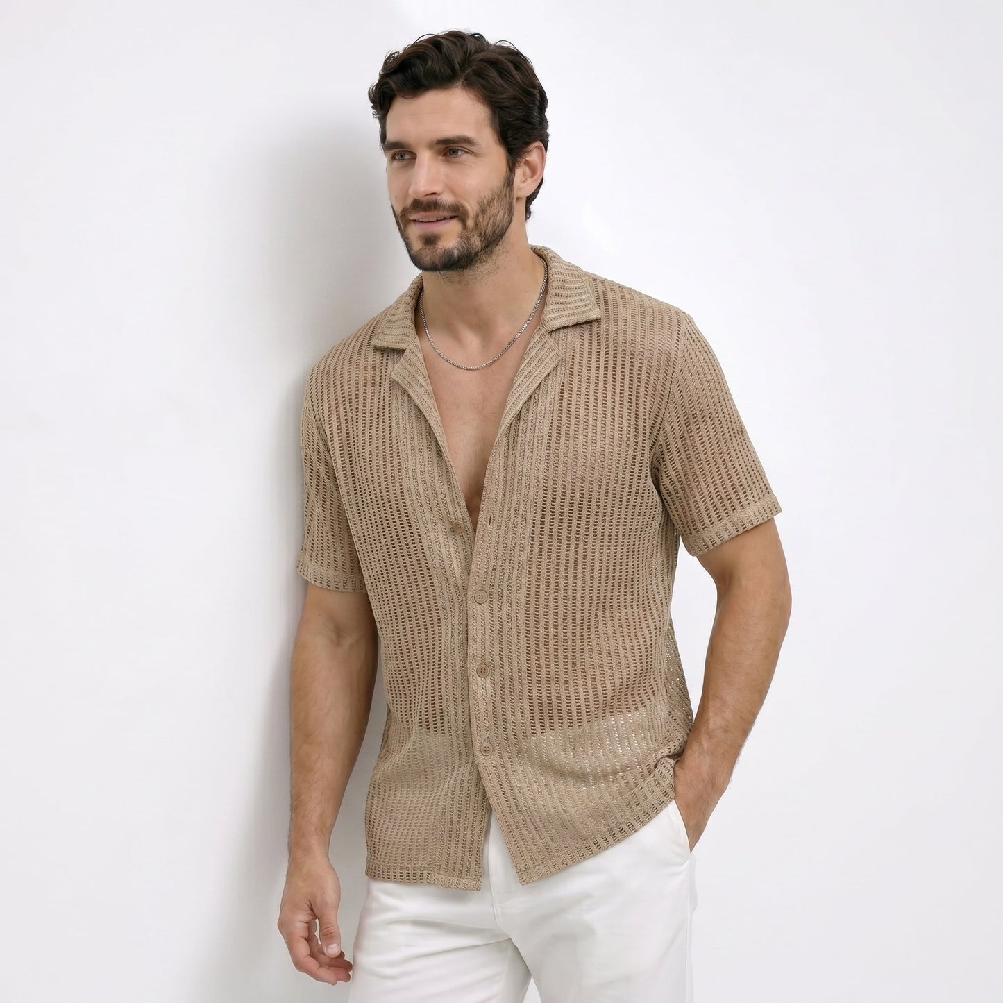 Rodri / Camisa calada de manga corta