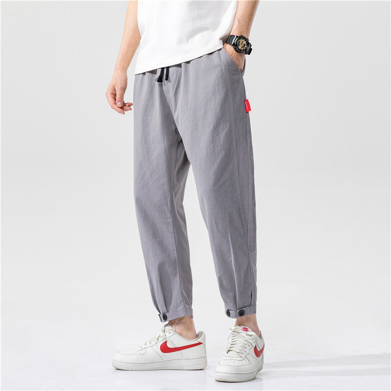 Mateo / Pantalones Ajustados de Algodón