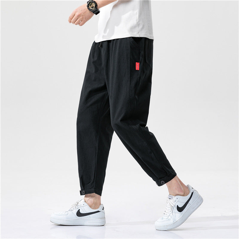 Mateo / Pantalones Ajustados de Algodón