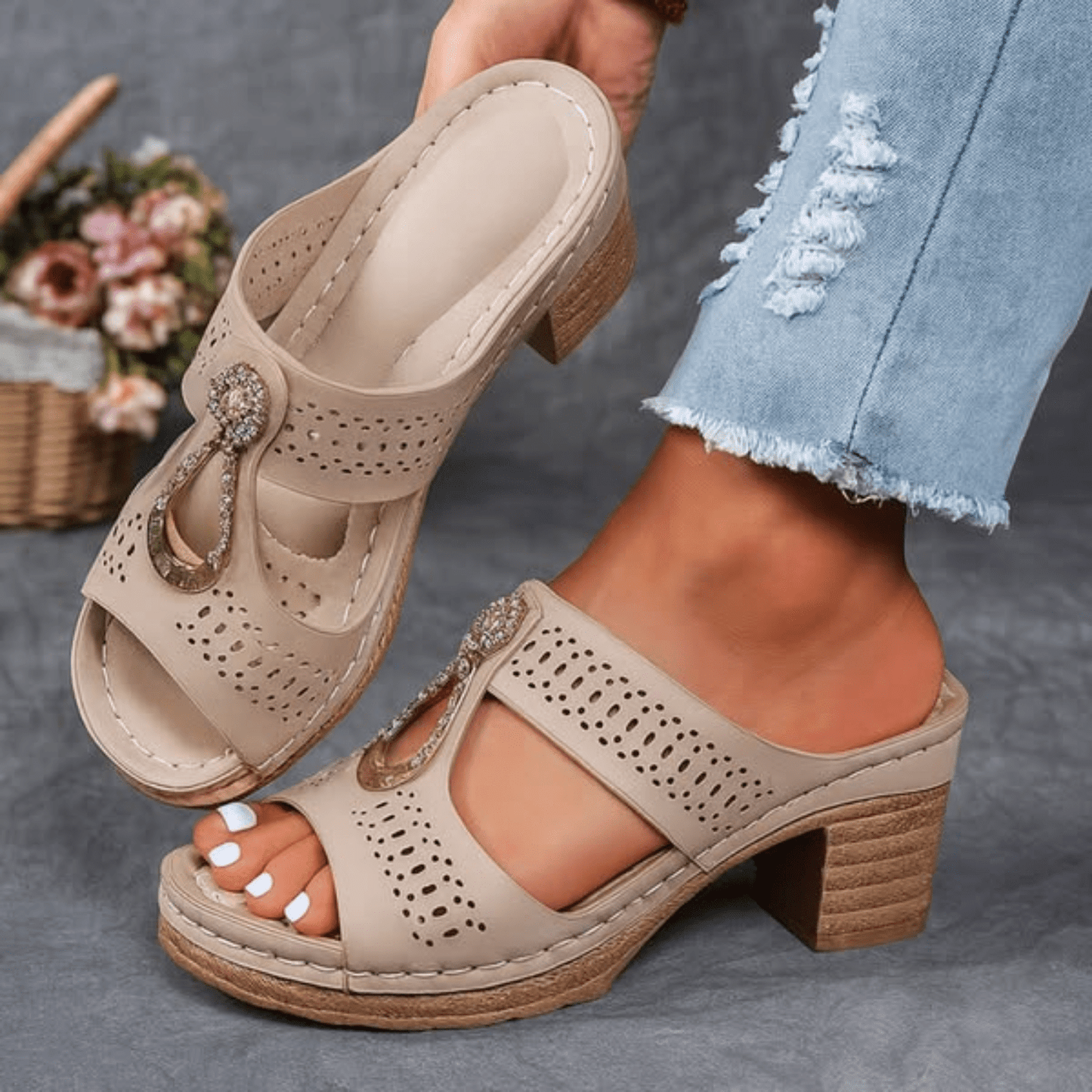 Claire / Sandalias ortopédicas cómodas